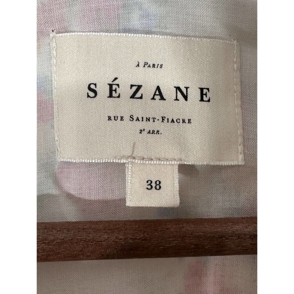 SEZANE ADÈLE DRESS JARDIN SECRET SIZE 38 US 6 - Picture 13 of 16